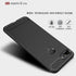 Case Compatible with Xiaomi Mi 8 Lite, Carbon Fiber Shock Absorption Slim Case (Red)