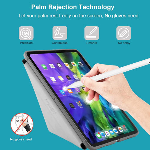 iPad 9th/10th Generation Stylus Pencil - Palm Rejection, Active Pen for iPad Pro 12.9" and 11", iPad Air, iPad Mini