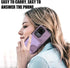 Asuwish Samsung Galaxy S20 Ultra 5G Wallet Case with Card Holder, Tempered Glass, Crossbody Strap - Purple for Women &