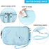 Hard Carrying Case for Fujifilm Instax Mini EVO Instant Camera, Travel Storage Case with Mesh Pocket, Blue