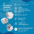 Ceptics (3 Pack) Schuko Germany, France Plug Adapter, Dual Input - Ultra Compact Light Weight - Usa to Russia, South