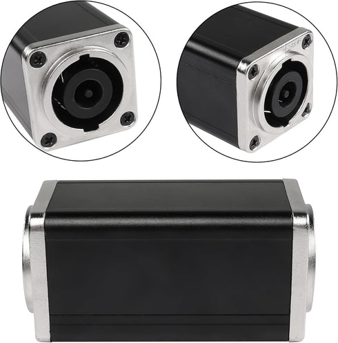 MEIRIYFA NL8MPR Speakon Coupler Connector, 8Pin Female to Female Adapter, Silver-Plated