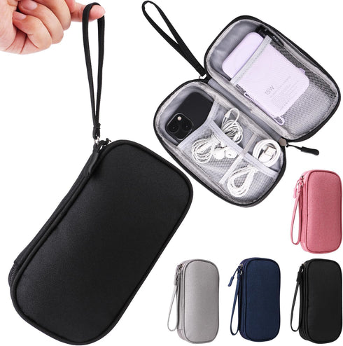 KINMINGZHU Universal Cable Organizer - Electronics Accessories Bag for Charger, Phone, Memory Cards