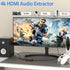 BJardinier 3.5mm 4K*2K@30HZ, 3D, 1080P PS3, PS4, PS5 HDMI Audio Extractor Splitter,HDMI to Audio Adapter, Compatible