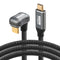 SinLoon USB C to C Cable 100W, U Shaped Back Angled USB-C 3.2 Type C Male to Female Data Extension (3.3ft)