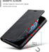 japezop iPhone Xs/iPhone X Wallet Case, RFID Blocking Card Holder, Premium Leather with Magnetic Kickstand, Black