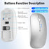 FYBC 2.4G 2 5.2/3.0 2.4G Bluetooth Wireless Laptop Mouse for MacBook Air iPad Mac, Rechargeable Computer Mouse