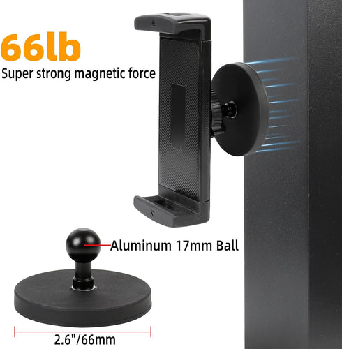 ZUZUXI 360 4.7 13 inch Magnetic Tablet Holder for iPad, Rotation Heavy Duty Magnet Tablet Mount