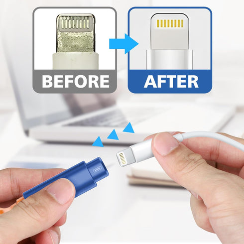 iPhone Cleaning Kit - Multi-Tool Charging Port Cleaner for iPhone, iPad, Dark Blue