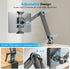 Jakeko 15.6" 360 Adjustable Portable Monitor Stand - Rotating Base Tall Tablet Desk Arm Holder Stand for iPad
