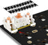 YIMAGUJRX Keyboard Stabilizer Switch Pads, 20Pcs Teflon Film & 12Pcs Steel Wire EVA Pads (Black)