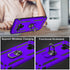 IKAZZ Military Grade Shockproof Case for Galaxy Note 9, Heavy Duty Protection with Magnetic Kickstand (Purple)