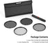 Neewer 77mm ND Lens Filter Kit: ND2 ND4 ND8 ND16, Lens Cleaning Pen, Filter Pouch for Canon Nikon Sony DSLR