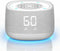 Sound Machine & Clock with Bluetooth 5.4, 14 Soothing White Noise Sounds,
