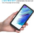 Lanhiem Black IP68 Waterproof Dustproof Case for Samsung Galaxy S21 FE 5G 6.4 Inch with Built-in Screen Protector