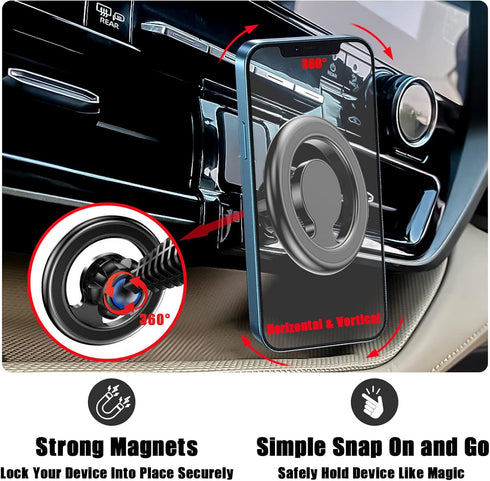 VE VE POWER 2020-2023, 17 16 15 14 13 12 Car Phone Holder, Air Vent Phone Holder, Car Mount for Toyota Highlander
