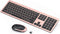 seenda Rechargeable Wireless Keyboard Mouse Combo - Full Size Cordless Keyboard & Mouse with Built-in Lithium Battery