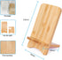 Abbolinxus Bamboo Phone Stand, Desktop Stand, Simple Phone Stand, Compatible with All Phones (Bamboo)