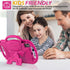 AVAWO Kids Case for iPad 11th Generation 11 Inch 2025 & iPad 10th Generation 10.9" 2022, Shockproof Rugged Cover Rose