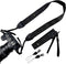 Brvlsoc Black Canvas Camera Neck & Shoulder Strap with Quick Release Buckles Adjustable