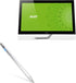 BoxWave Stylus Pen Compatible with Acer T272HL (27") - AccuPoint Active Stylus with Ultra Fine Tip - Metallic Silver