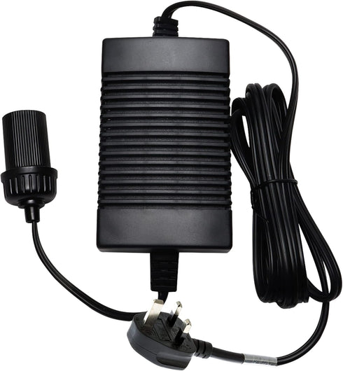 Koolatron 110 Volt AC to 12 Volt DC Power Adapter, 12V 5A Converter, Black, 6 Ft Cord