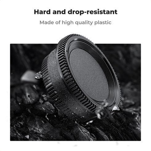 K&F Concept F Mount Lens Cap & Body Cap Cover Kit for Nikon F Mount Cameras D5 D6 D500 D610 D750 D780
