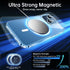 Clear Magnetic Slim Case for iPhone 13 & 14 - 10FT Military Grade Protection, MagSafe Compatible (6.1")