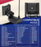 7400931 MHX XNT Transducer Bracket, Transom Mounting Hardware Kit for XHS Model Transducers, Black