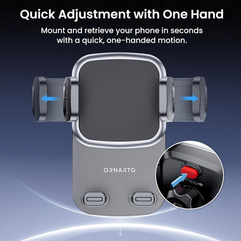 ORNARTO for Tesla Phone Mount, 360° Rotatable Car Accessories for Tesla Model Y 3 S X, Overload Protection, Universal