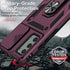 AYMECL Galaxy Note 20 Phone Case, Samsung Note 20 Case with 2 Pcs Self-Healing Film, Slide Camera Cover, Magnetic Ring