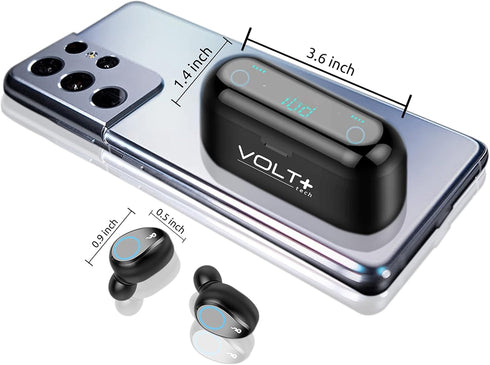 Samsung Wireless Bluetooth Earbuds F9 TWS, IPX7 Waterproof, 2000mAh Case, compatible with Galaxy S24/S23/S22/S21/Note/Z