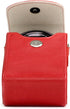 MegaGear Leather Camera Case with Strap for Panasonic Lumix DC-ZS80, DC-ZS70, DMC-LX10, DMC-ZS60, DMC-ZS100, Red