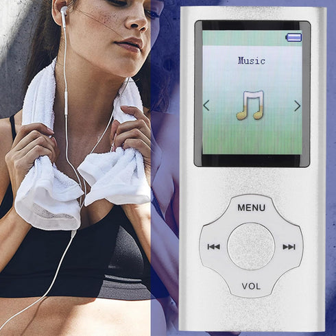 Yunseity 16GB MP3 5.0 MP4 128GB Player, Bluetooth Single Loop Player, Portable HiFi Sound Music Player Built in HD