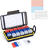 Dual Protect Micro SD Card Case - Water-Resistant Anti-Shock Organizer with 54 PCS Clear Memory Card Holders