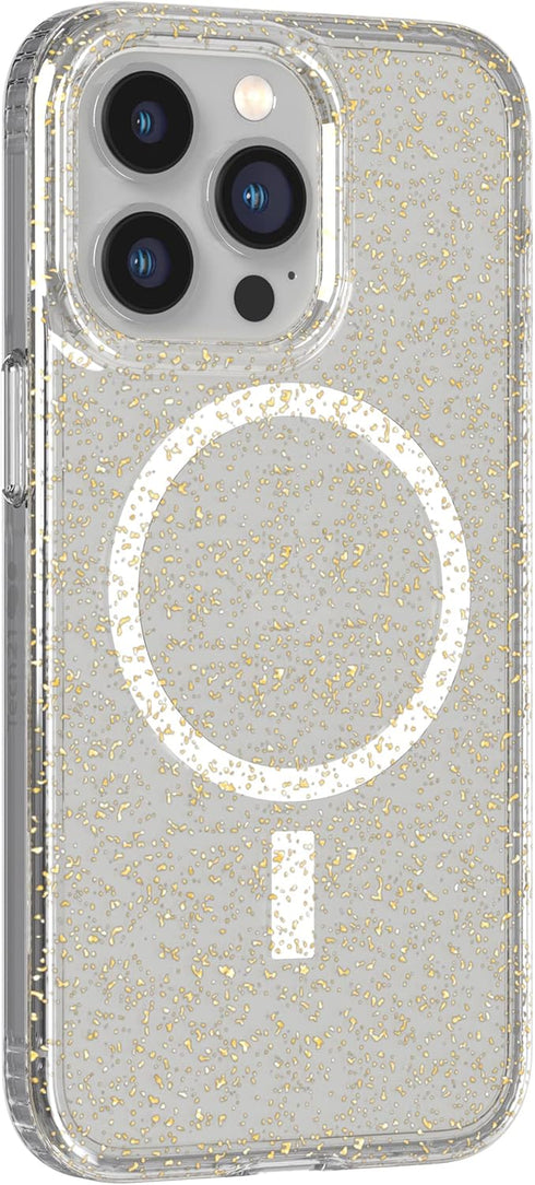 Tech21 Evo Sparkle Case for iPhone 13 Pro, Magsafe Integrated, Shimmering with 12ft Multi-Drop Protection