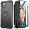 IDweel iPhone 11 Pro Max Case with Tempered Glass Screen Protector, Hybrid 3 in 1 Shockproof Slim Heavy Duty Cover
