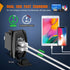 Nilight Dual USB Charger 4.2A Rocker Switch Style USB Charger 12V/24V Fast Charge Socket Waterproof Quick Charger for