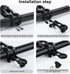 Adjustable Out Front Bicycle Computer Mount for Garmin Edge, Bike Mount