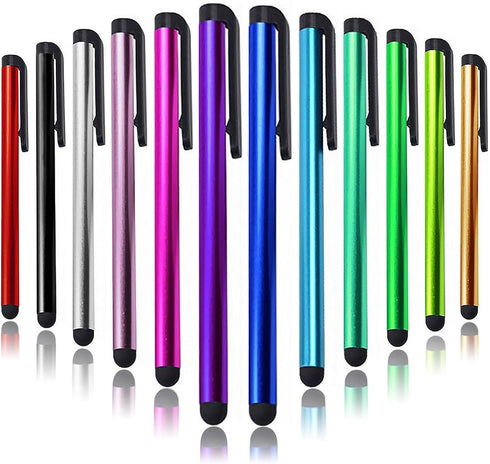 IC ICLOVER 10 Pack Stylus Pen, Lightweight 4.1 inch Metal Capacitive Stylist Pen for Writing/Drawing, Fit for iPhone,