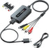 RCA Svideo to HDMI Converter with HDMI Cable, RCA S-Video HDMI Converter, CVBS Composite AV to HDMI Converter