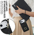 MRRSIWEI 17 17 Crossbody Case for Apple Pro Max with Card Holder, PU Leather with Wallet Removable Lanyard Wrist Strap