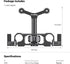 SMALLRIG Universal 15mm LWS Rod Mount Lens Support Bracket for DSLR Camera Shoulder Rig - 2727