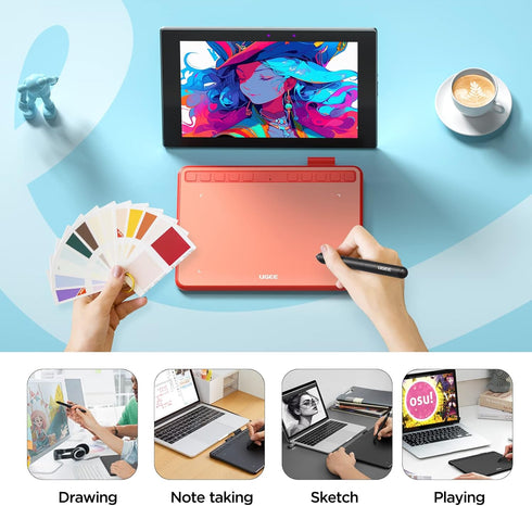 P01D Battery-Free Stylus for Ugee M708 V3/S640/S640W/S1060/S1060W Drawing Tablet
