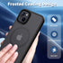CACOE Matte Black Magnetic Case for iPhone 13 & 14 (6.1") - Shockproof, Anti-Fingerprint, MagSafe & Car Mount