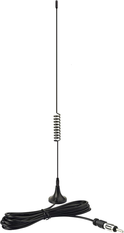 BINGFU Universal Car Stereo FM AM Radio Antenna Magnetic Base Aerial for Vehicle