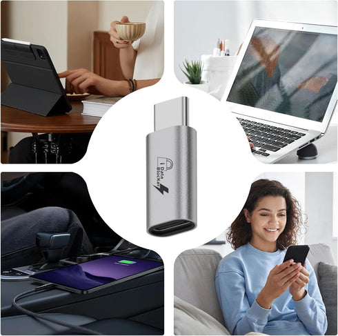 Generic USB Adapter Compact Protective Connector Preventing Data Theft During Charging, Reliable Portable Security Tool