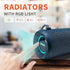 Portable Bluetooth Speaker, IPX7 Waterproof with 25W Loud Stereo Sound and 16H Playtime, Blue