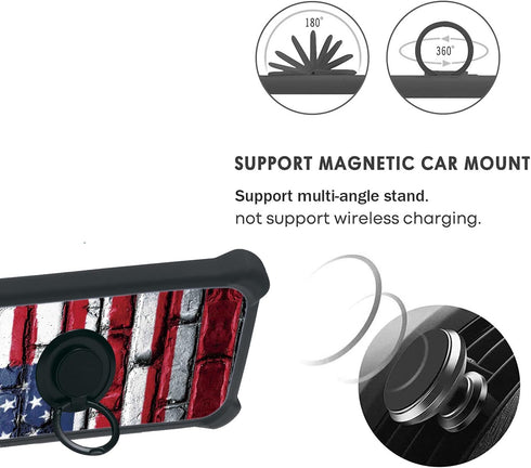jioeuinly Revvl V+Plus 5G Case with Tempered Glass Screen Protector, Luminous Effect - YGH-GQ