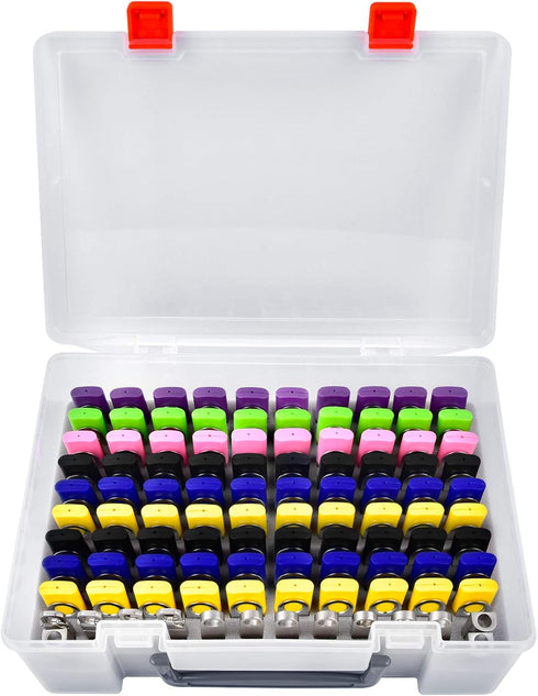 FULLCASE USB Flash Drive Case Organizer for 104pcs Thumb Drives, Electronic Accessories Holder for Sandisk/Samsung/PNY